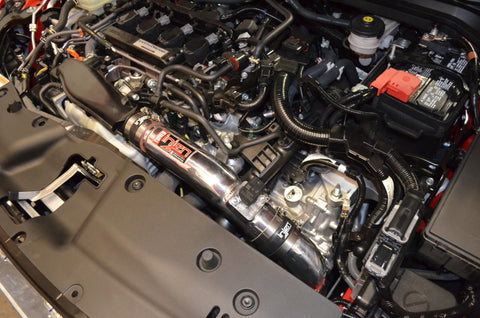 Injen 2016 Honda Civic 1.5L Turbo 4Cyl Wrinkle Red Cold Air Intake w/MR Tech (does not fit Si trim) - SP1573WR