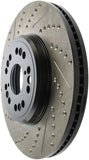 StopTech 95-00 Lexus LS 400 Right Front Slotted & Drilled Rotor - 127.44107R