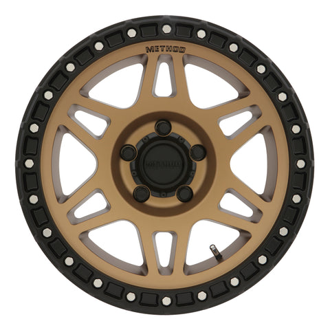 Method MR312 17x9 -12mm Offset 5x5 71.5mm CB Method Bronze/Black Street Loc Wheel - MR31279050912N