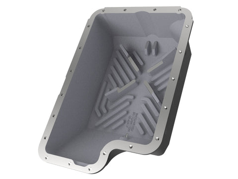 afe Transmission Pan (Black); Ford Diesel Trucks 03-10 V8-6.0/6.4L (td) - 46-70122-1