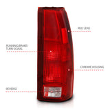 ANZO 1988-1999 Chevy C1500 Taillight Red/Clear Lens (OE Replacement) - 311301