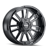 Mayhem 8115 Apollo 20x10 / 5x127 BP / -19mm Offset / 87.1mm Hub Black w/ Milled Spokes Wheel - 8115-2152BM