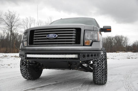DV8 Offroad 09-14 Ford F-150 Baja Style Front Bumper - FBFF1-04
