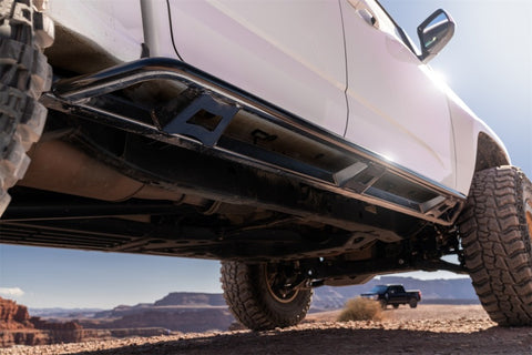N-Fab Trail Slider Steps 15-20 Chevy/GMC Colorado/Canyon Crew Cab All Beds - SRW - Textured Black - TSG15CC-TX