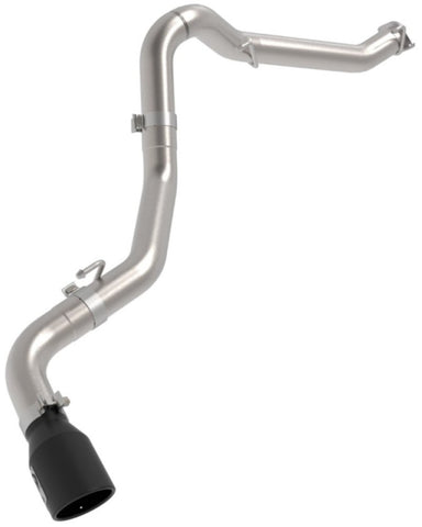 aFe 2021+ Jeep Gladiator V6-3.0L (td) Vulcan Series 3in 304 SS DPF-Back Exhaust System - Black Tip - 49-38093-B