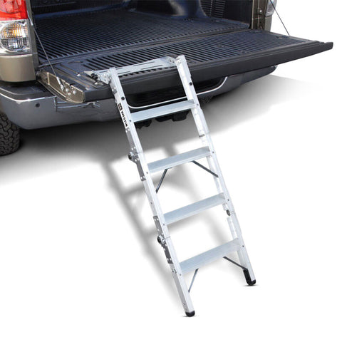 Westin Truck-Pal Tailgate Ladder - Aluminum - 10-3000