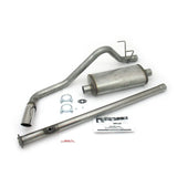 JBA 95-99 Toyota Tacoma (Xtra Cab) 2.4L/2.7L 409SS Pass Side Single Exit Cat-Back Exhaust - 40-9012