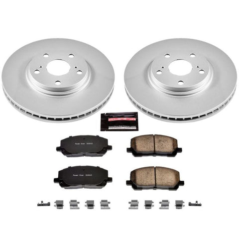 Power Stop 01-07 Toyota Highlander Front Z17 Evolution Geomet Coated Brake Kit - CRK1137