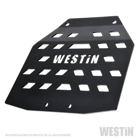Westin/Snyper 18-21 Jeep Wrangler JL Transfer Case Skid Plate - Textured Black - 42-21085