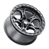 Weld Off-Road W901 17X10 Ledge Beadlock5 5X127 ET-25 BS4.50 Satin Black / Black Ring 71.5 - W90170075450