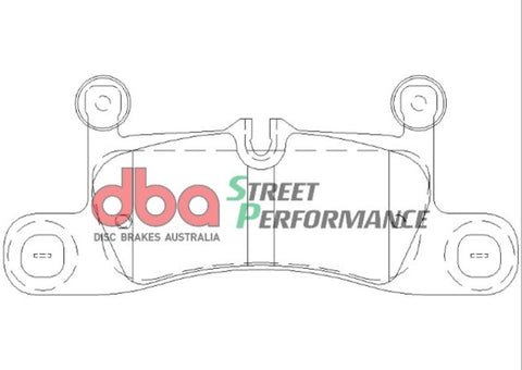 DBA 11-18 Porsche Cayenne SP Performance Rear Brake Pads - DB2229SP