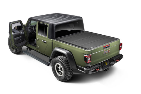 RealTruck 20-24 Jeep Gladiator CC 4dr VoltStep Electric Running Board Kit (Cut/Drill Req.) - Tex Blk - 20451687PC