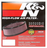 K&N Universal Custom Air Filter - Unique Shape 10.813in OD / 2.188in Height - E-3982
