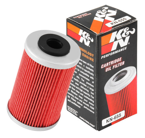K&N 1.625in OD x 2.719in H Oil Filter - KN-655