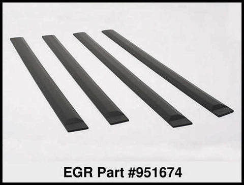 EGR Crew Cab Front 41.5in Rear 38in Rugged Style Body Side Moldings (951674) - 951674