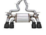 AWE Tuning BMW F8X M3/M4 SwitchPath Catback Exhaust - Diamond Black Tips - 3025-43074