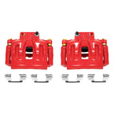 Power Stop 12-17 Chrysler 300 Front Red Calipers w/Brackets - Pair - S4968A