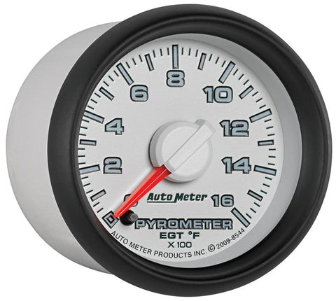 Autometer Factory Match 52.4mm Full Sweep Electronic 0-1600 Deg F EGT/Pyrometer Gauge - 8544