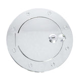 Rugged Ridge Locking Gas Cap Door Polished Alum 97-06TJ - 11425.07