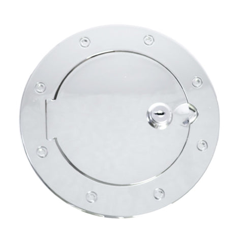 Rugged Ridge Locking Gas Cap Door Polished Alum 97-06TJ - 11425.07