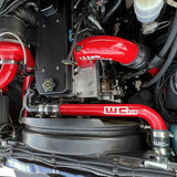 Wehrli 03-09 Dodge 5.9L/6.7L Cummins (Non-Twin CP3) Upper Coolant Pipe - Gloss Black - WCF100678-GB
