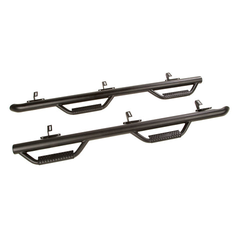 Rugged Ridge Spartan Nerf Bar Textured Black 07-18 Jeep Wrangler JKU 4 Door - 11596.02