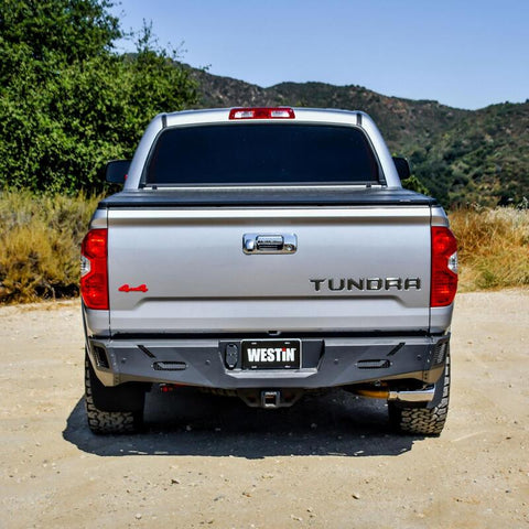 Westin 14-21 Toyota Tundra (Excl. Tundra w/Blind Spot Sys) Pro-Series Rear Bumper - Tex. Blk - 58-421035