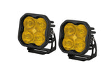 Diode Dynamics SS3 LED Pod Pro - Yellow SAE Fog Standard (Pair) - DD6134P