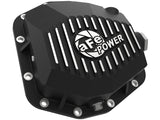aFe 20-23 Jeep Gladiator JT (Dana M220) Pro Series Rear Differential Cover Black w/ Machined Fins - 46-71191B