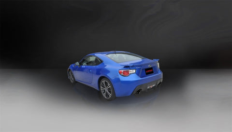 Corsa 2012-2025 Scion FRS / Subaru BRZ Black Tip Sport Cat-Back Exhaust - 14864BLK