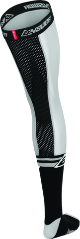 Answer Knee Brace Socks Grey/Black - Small/Medium - 447237