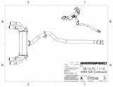 GrimmSpeed 11-14 Subaru WRX / 08-14 Subaru STI Hatch Non-Resonated Catback Exhaust System - 070048