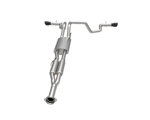 Kooks 2021+ Ford F150 2.7/3.5/5.0L 3in Dual Cat-Back Side Exit Exhaust w/Black Tips - 13704240