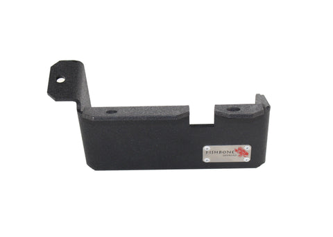 Fishbone Offroad 97-06 Jeep Wrangler TJ Steering Box Skid Plate - Black Textured Powdercoat - FB23065
