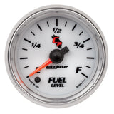 Autometer C2 52mm Electronic Programmable Empty to Full Fuel Level Gauge - 7114