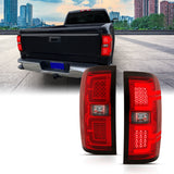 ANZO 2014-2018 Chevy Silverado 1500 LED Taillights Red/Clear - 311292