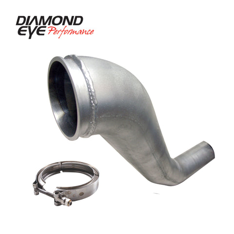 Diamond Eye KIT 4in DWNP HX40 TURBO-DIRECT FLANGE W/ V-Band CLAMP AL DODGE 94-02 - 221043