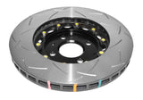 DBA 2012 Lotus Exige Front Slotted 5000 Series 2 Piece Rotor Assembled w/ Black Hat - DBA52358BLKS