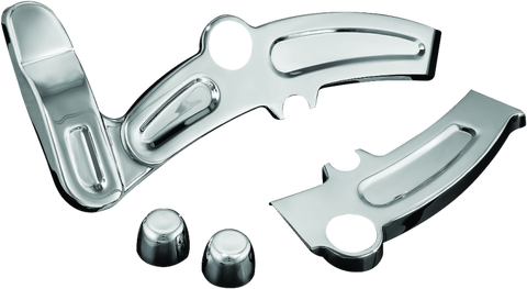 Kuryakyn Boomerang Frame Covers 08-17 Softails Chrome - 7773