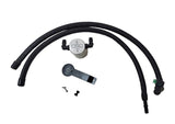 J&amp;L 2020-2024 Ford Explorer 2.3L EcoBoost Driver Side Oil Separator 3.0 - Clear Anodized - 3055D-C