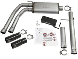 aFe Rebel Series CB 3in Middle Side Exit SS Exht w/ Black Tips 09-16 Chevy Silverado/GMC Sierra 1500 - 49-44062-B