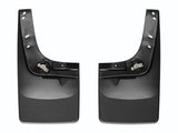 WeatherTech 14+ GMC Sierra/Sierra Denali No Drill Mudflaps - Black - 110036