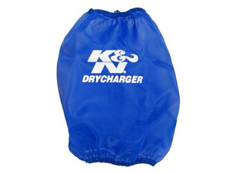 K&N Drycharger Round Tapered Air Filter Wrap 6.5in Base ID/4.5in Top ID/7in H - Blue - RF-1032DL