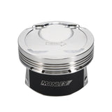 Manley Ford 3.5L Ecoboost 3.642in Bore 1.239in Comp Height -8.5cc Dish Extreme Duty Piston Set - 594800CE-6