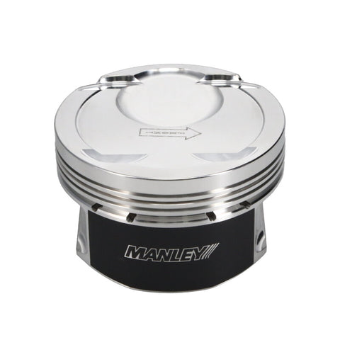 Manley Ford 3.5L Ecoboost 3.642in Bore 1.239in Comp Height -8.5cc Dish Extreme Duty Piston Set - 594800CE-6