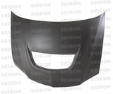 Seibon 03-07 Mitsubishi Evo 8/9 OEM-DRY Carbon Fiber Hood - HD0305MITEVO8-OE-DRY