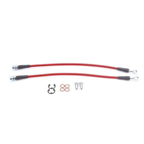 Power Stop 94-98 Ford Mustang Front SS Braided Brake Hose Kit - BH00006