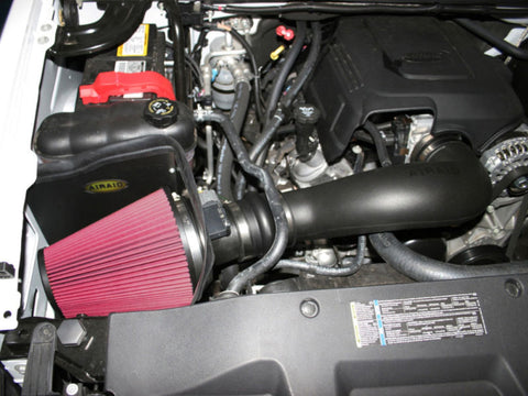 Airaid 09-13 GM Truck/SUV (w/ Elec Fan/excl 11 6.0L) CAD Intake System w/ Tube (Oiled / Red Media) - 200-233
