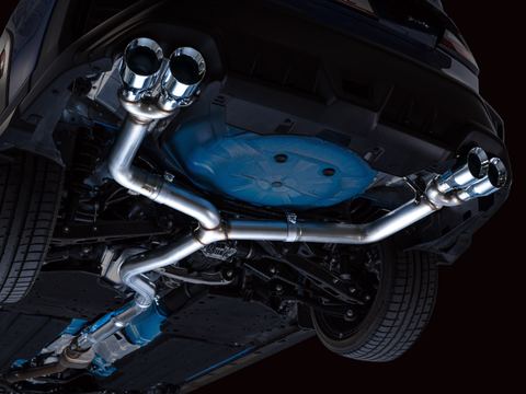 AWE Tuning 2022+ VB Subaru WRX Track Edition Exhaust - Chrome Silver Tips - 3020-42979