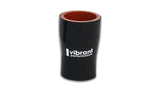 Vibrant Silicone Reducer Coupler 1.625in ID x 1.25in ID x 3.00in Long - Black - 19721